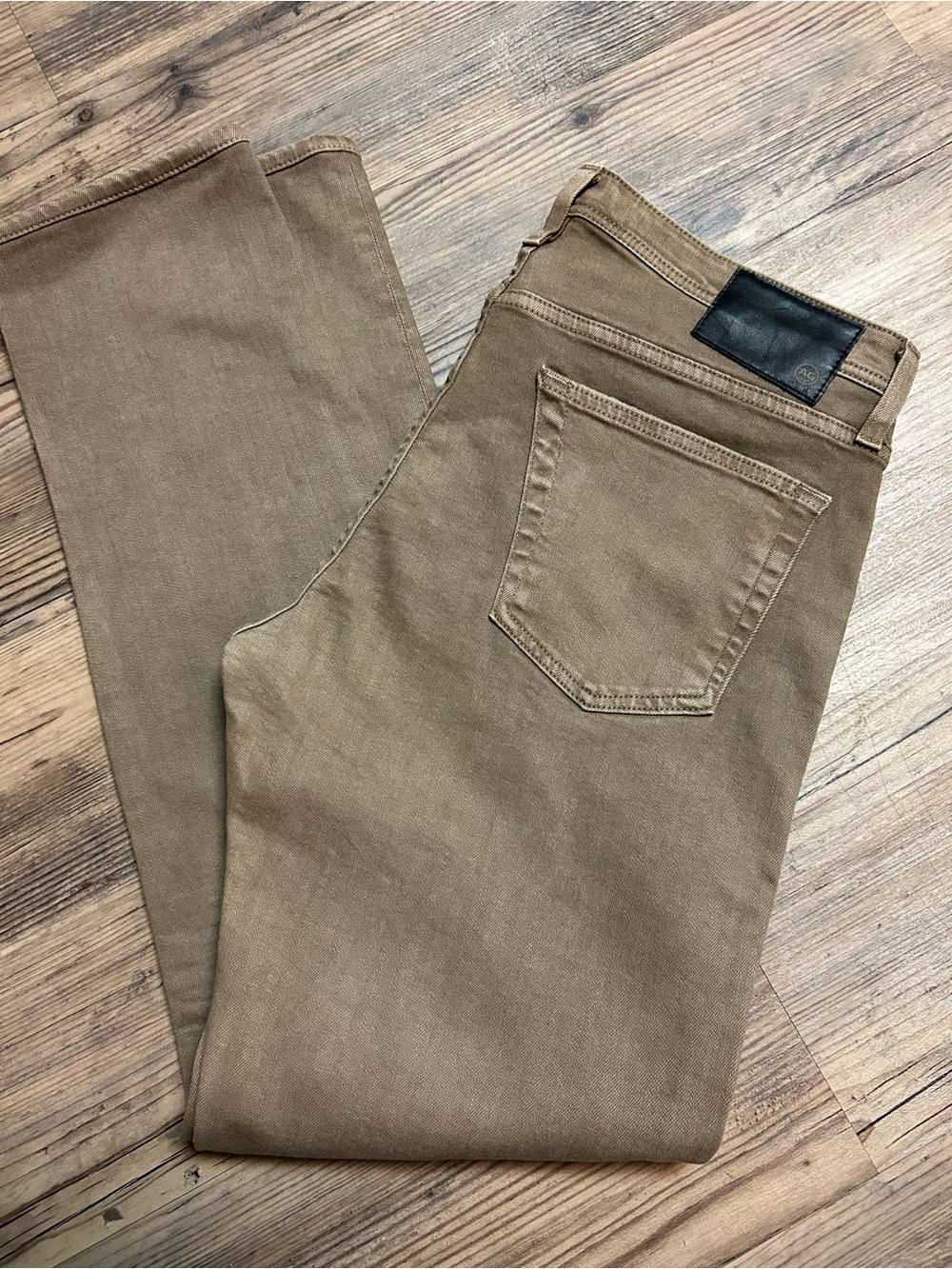 AG Adriano Goldschmied Men’s  The Tellis Modern Slim Pants Brown Denim 33X33